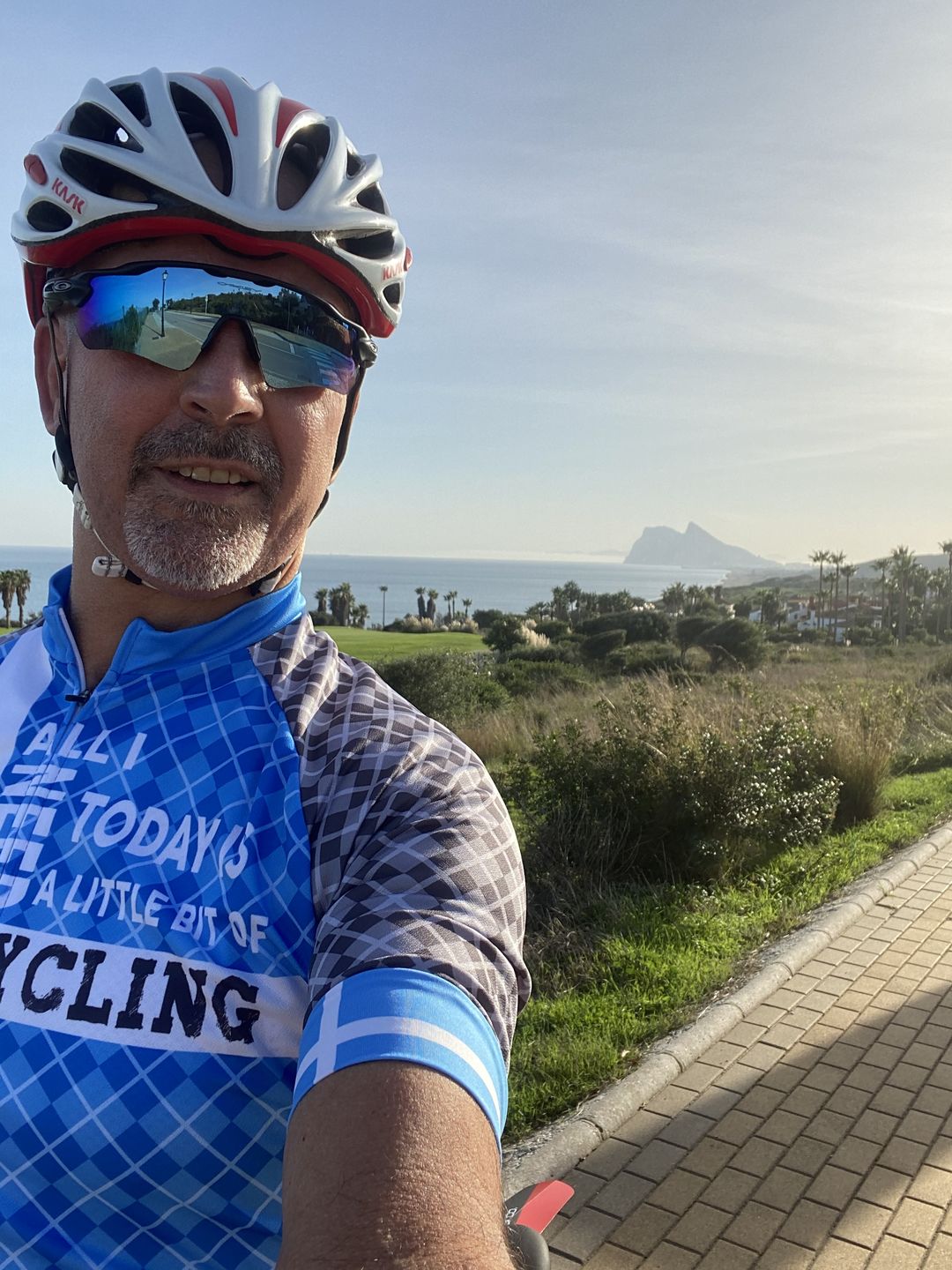 Customer photo review of Cycling & Jesus Short Sleeve Cycling Jersey