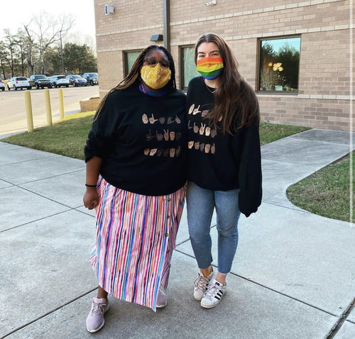 Customer photo review of Black Lives Matter (American Sign Language) - Sweatshirt