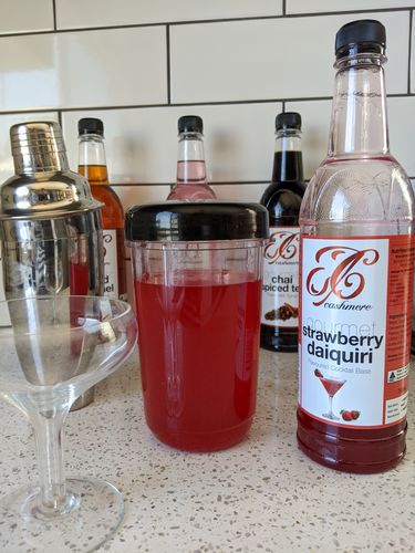 Customer photo review of Strawberry Daiquiri Cocktail Mix