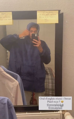 Customer photo review of SweetPlaid™ - Bleu