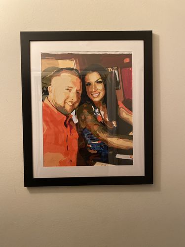 Customer photo review of Custom Paint By Numbers Kit - Upload Your Photo - Brush Set Included