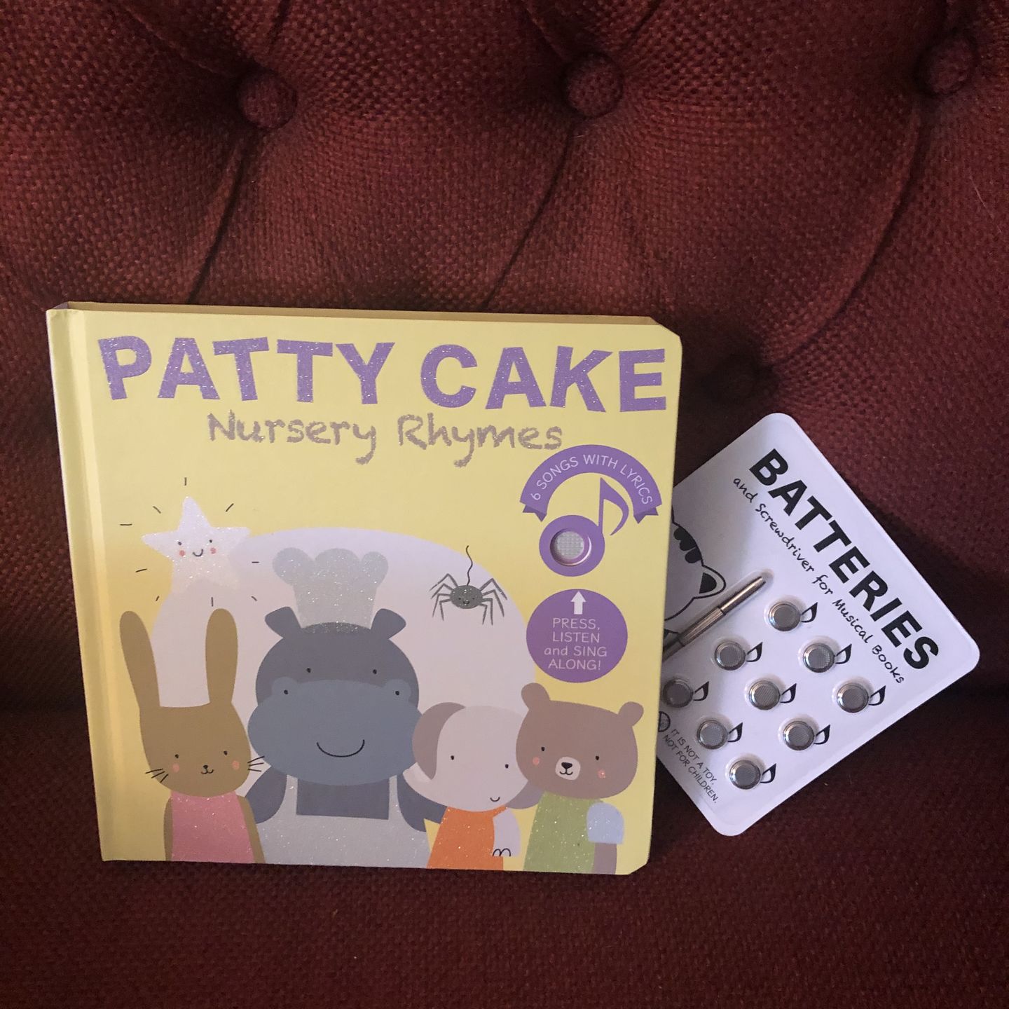 Customer photo review of Battery Kit (with Screwdriver) for Musical Books