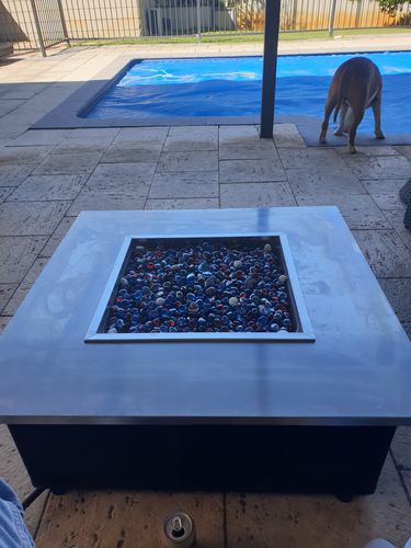 Customer photo review of OCEAN BLUE REFLECTIVE NUGGET