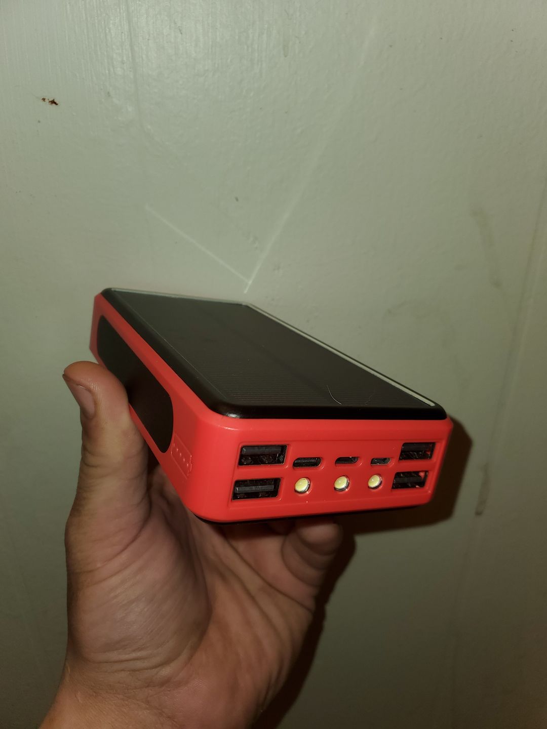Customer photo review of Ultimate Wireless Waterproof Solar Powerbank 50,000 mAh