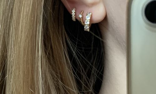 Customer photo review of Iva Ohrringe