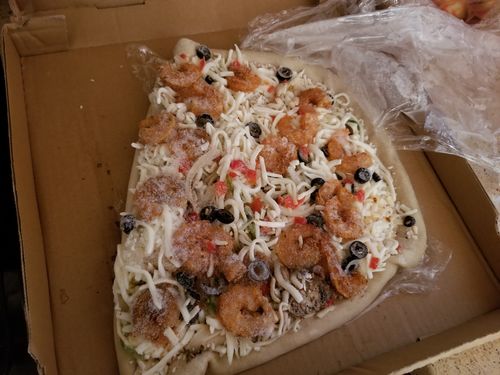 Customer photo review of [Korea Town Pizza] Golden Shrimp Pizza (L)