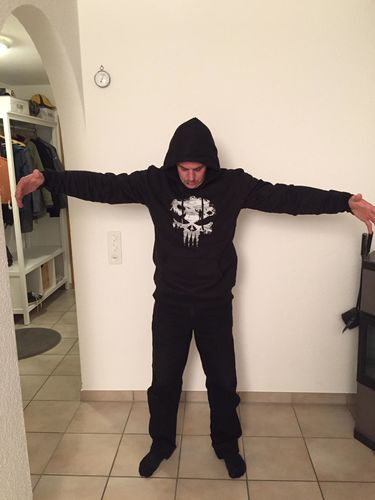 Customer photo review of Nature Skull  - Bio Unisex Hoodie (PREMIUM)