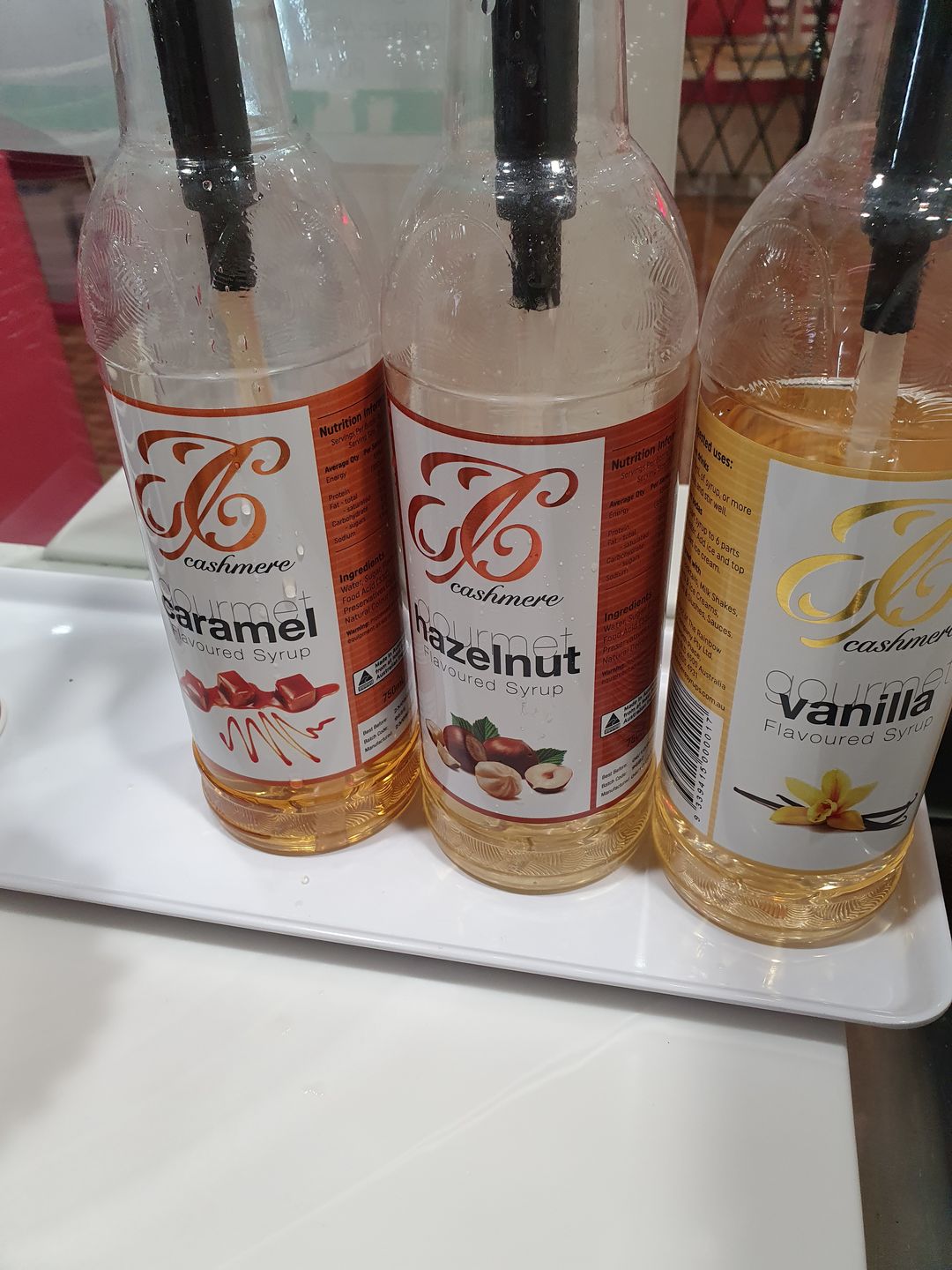 Customer photo review of Butterscotch Coffee Syrup
