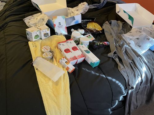 Customer photo review of Mystery Holiday Gift Box