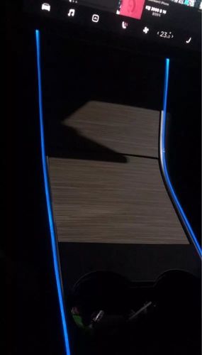 Customer photo review of Light Tubes (LED) with App for Tesla Model 3 & Y