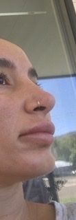 Customer photo review of Delicate Hoop Earrings Nose/Cartilage
