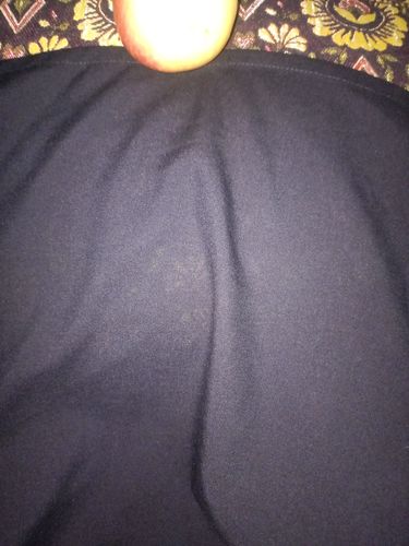 Customer photo review of Crown Fine Quality Wash and Wear ( Unstitched ) Black