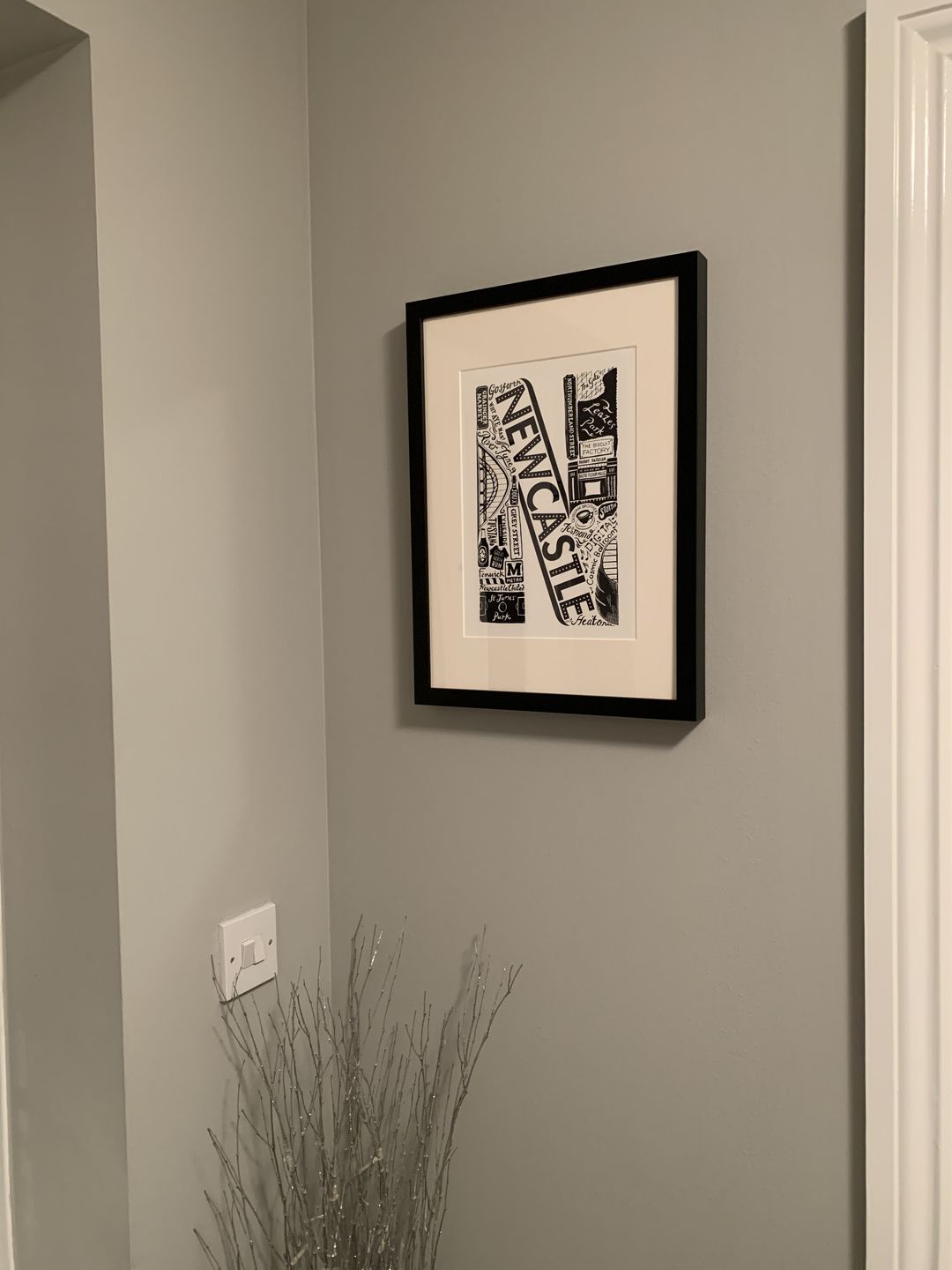 Customer photo review of Newcastle Print