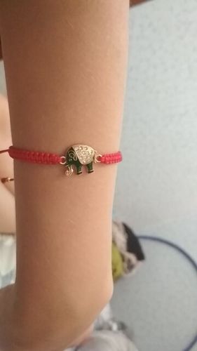Customer photo review of Bracelet Tressé Éléphant