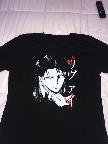 Customer photo review of Attack on Titan - Levi Ackermann Tee