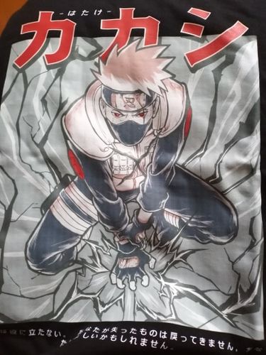 Customer photo review of Kakashi - Lightning Blade Tee