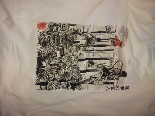Customer photo review of Attack on Titan -Trost Invasion Tee