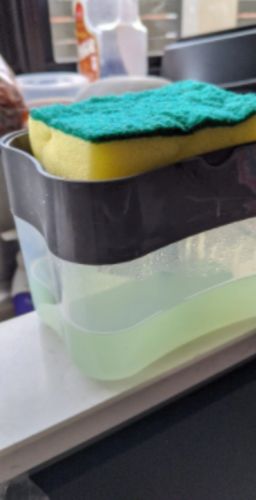 Customer photo review of Scrubway™ Soap Dispenser