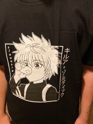 Customer photo review of Killua Zoldyck - Tee