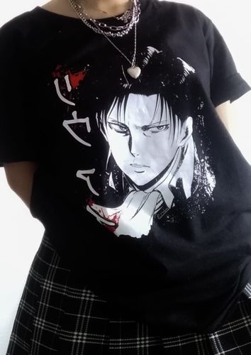 Customer photo review of Attack on Titan - Levi Ackermann Tee