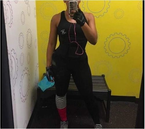 Customer photo review of SWEETFIT™: Adjustable Waist Slimming Trimmer.