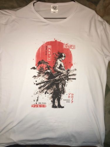 Customer photo review of Roronoa Zoro - Tee
