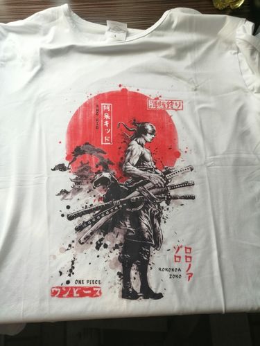 Customer photo review of Roronoa Zoro - Tee