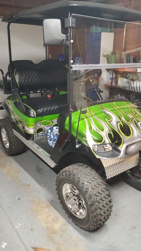 Customer photo review of EZGO Oversize Drive Belt for V-Twin Engine Swaps