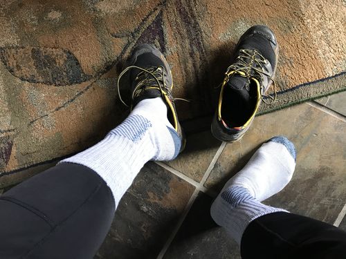 Customer photo review of J.B. Field's Men's Cashmere/Merino Wool Blend "Non-binding" Sock