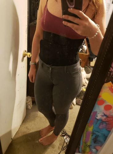 Customer photo review of SWEETFIT™: Adjustable Waist Slimming Trimmer.