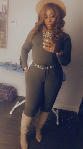 Customer photo review of Kerri Jogger Set (Dark Olive)