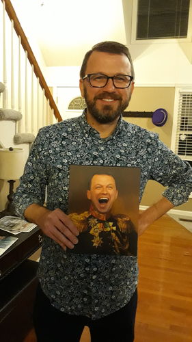 Customer photo review of The Veteran - Custom Canvas