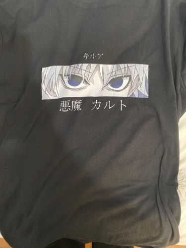Customer photo review of Killua Zoldyck - Tee