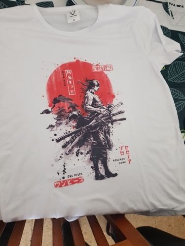 Customer photo review of Roronoa Zoro - Tee