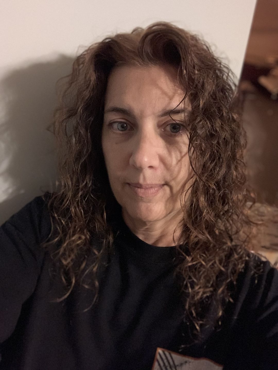 Customer photo review of Hair Growth Serum for Curly Hair with Organic Castor Oil for Strengthening and Vanilla Berry Fragrance