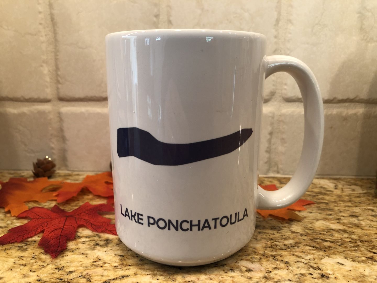 Customer photo review of Custom Lake Mug White 15oz.