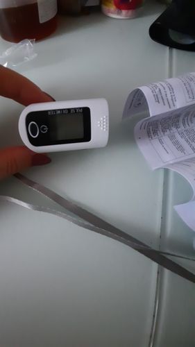 Customer photo review of OxyCheckPro™ The Fingertip Touch Oxygen Checker