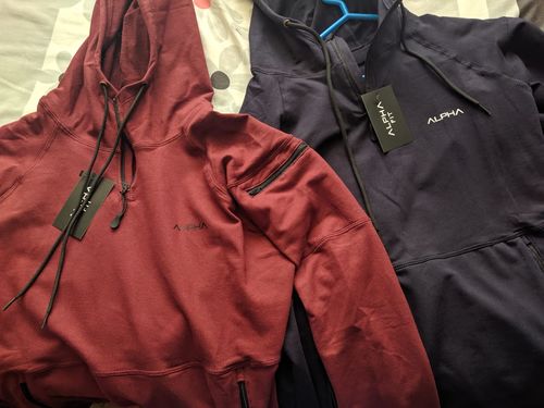 Customer photo review of Polo deportivo | Manga larga | Alpha Negro