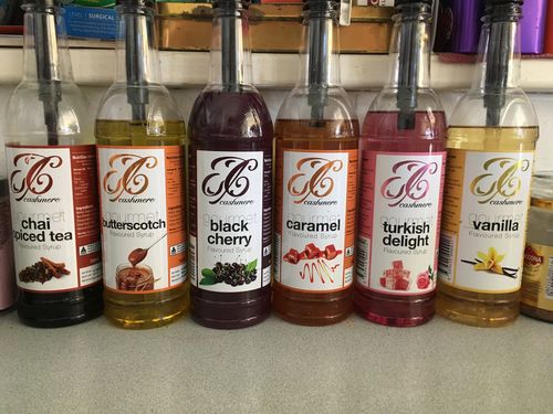 Customer photo review of Turkish Delight Coffee Syrup
