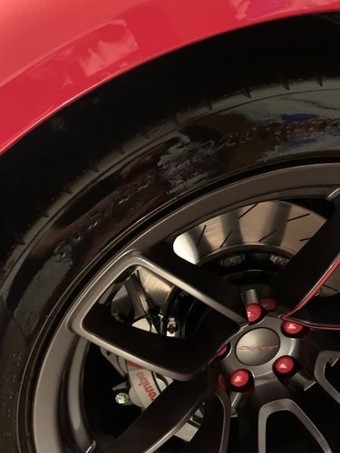 Customer photo review of blue shine™ | premium tire shine
