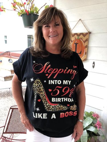 Customer photo review of Stepping Into My 59th Birthday