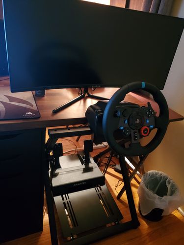Customer photo review of APEX Steering Wheel Stand