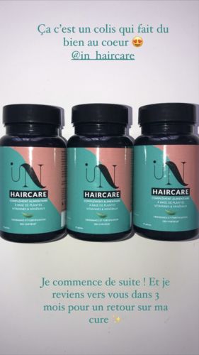 Customer photo review of In Haircare - Cure pousse de cheveux 3 mois + 1 Bonnet en Satin offert