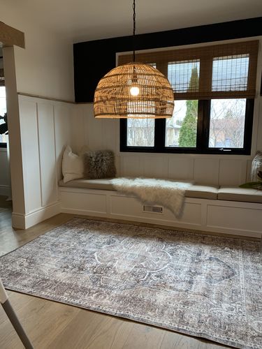 Customer photo review of Distressed Vintage Kendra Ash Area Rug