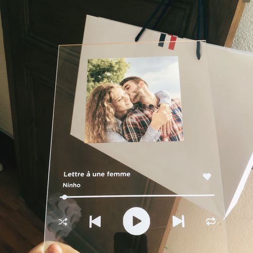 Customer photo review of Plaque personnalisée