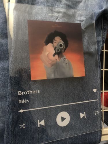 Customer photo review of Plaque personnalisée