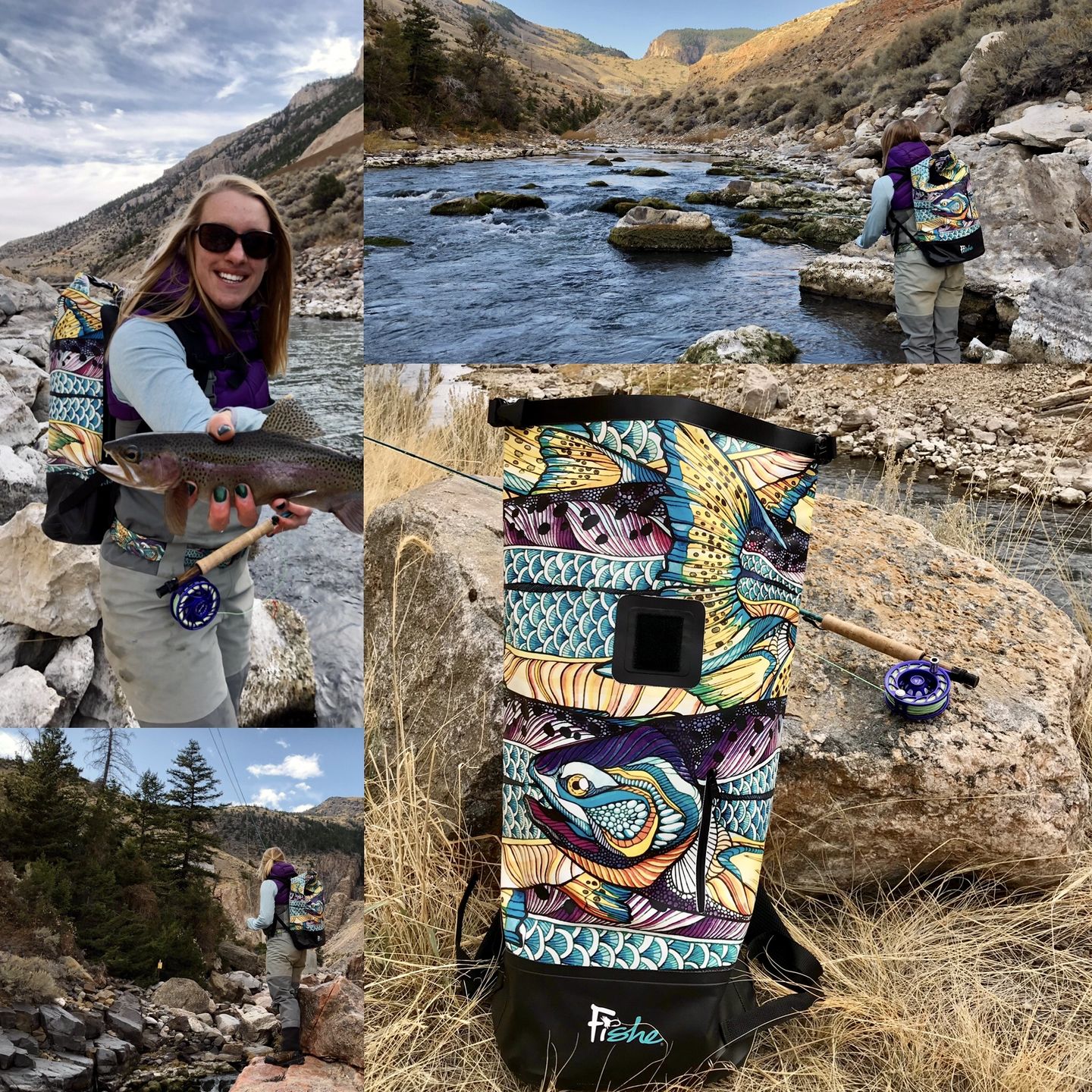 Customer photo review of Kaleido King Dry Bag Backpack