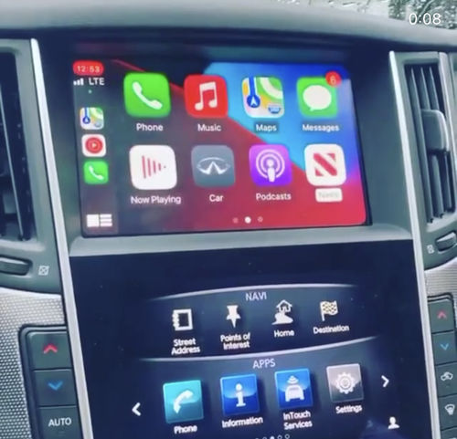 Customer photo review of Infiniti QX50 2011-2020 Wireless Apple CarPlay & Android Auto OEM Integration