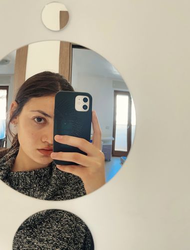 Customer photo review of Eco Friendly iPhone 12 / 12 Pro Phone Case - Palm Leaf in Pitch Black