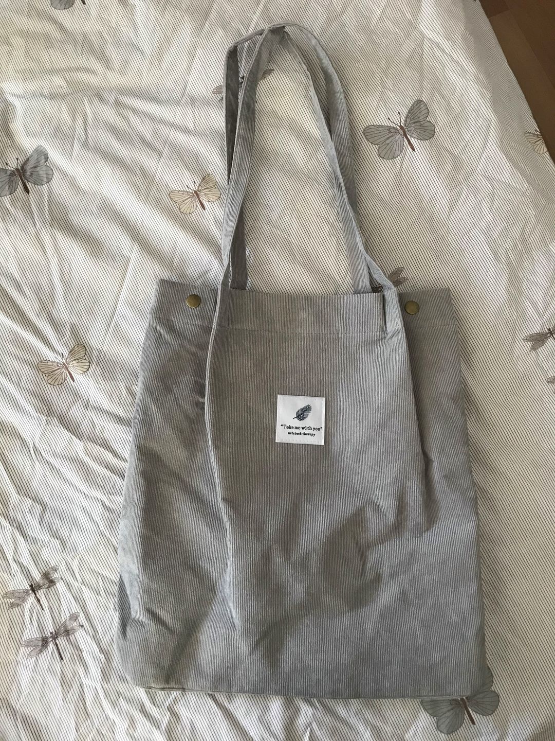 Customer photo review of Cord Tote Bag